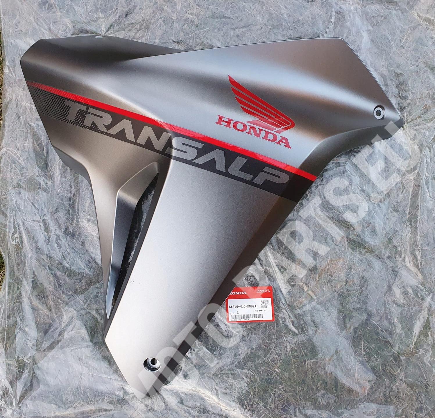 Honda XL 750 Transalp Side Fairing Panel 64310-MLC-D00ZA 64341-MLC-D000