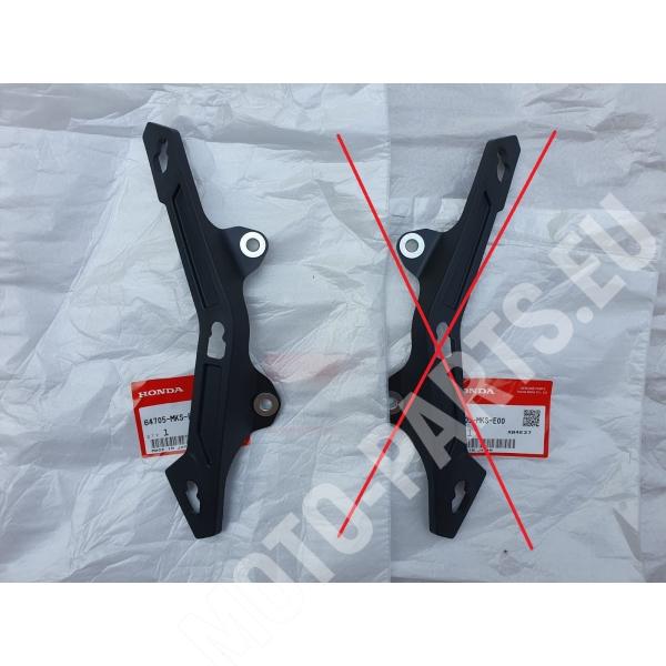 Honda CRF 1100 Africa Supporto Destro Telaio Fissaggio Parabrezza 64705-MKS-E0 64705-MKS-E00